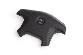 Vehicle steering wheel horn pad