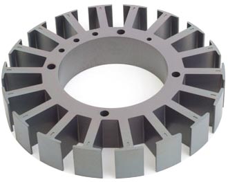 Overmolded stator