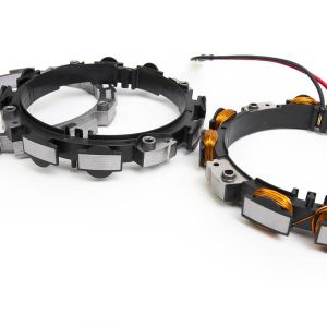 Engine stator using insert over-molding