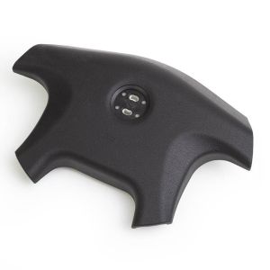Vehicle steering wheel horn pad