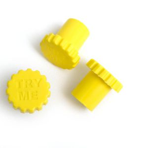 Packaging “try me” plugs